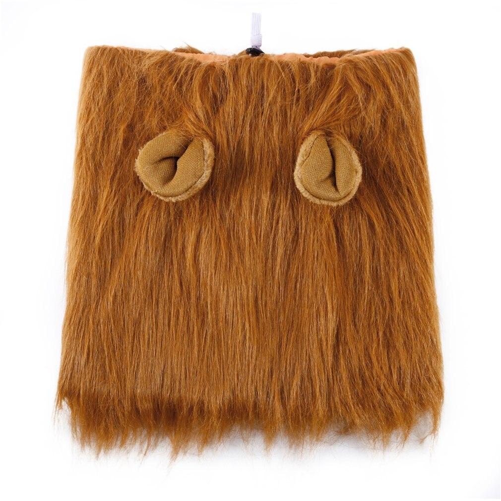 Lion mane costume wig for dogs with ears, product view - Shopszara